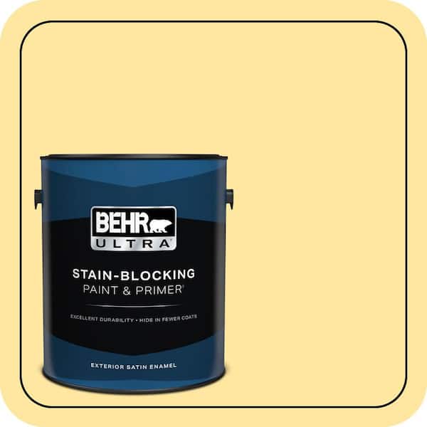 BEHR ULTRA 1 gal. #PMD-10 Equator Glow Satin Enamel Exterior Paint & Primer