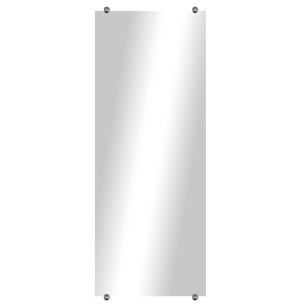 Modern Rustic (52in. W x 25in. H) Frameless Rectangular Wall Mirror with Ch