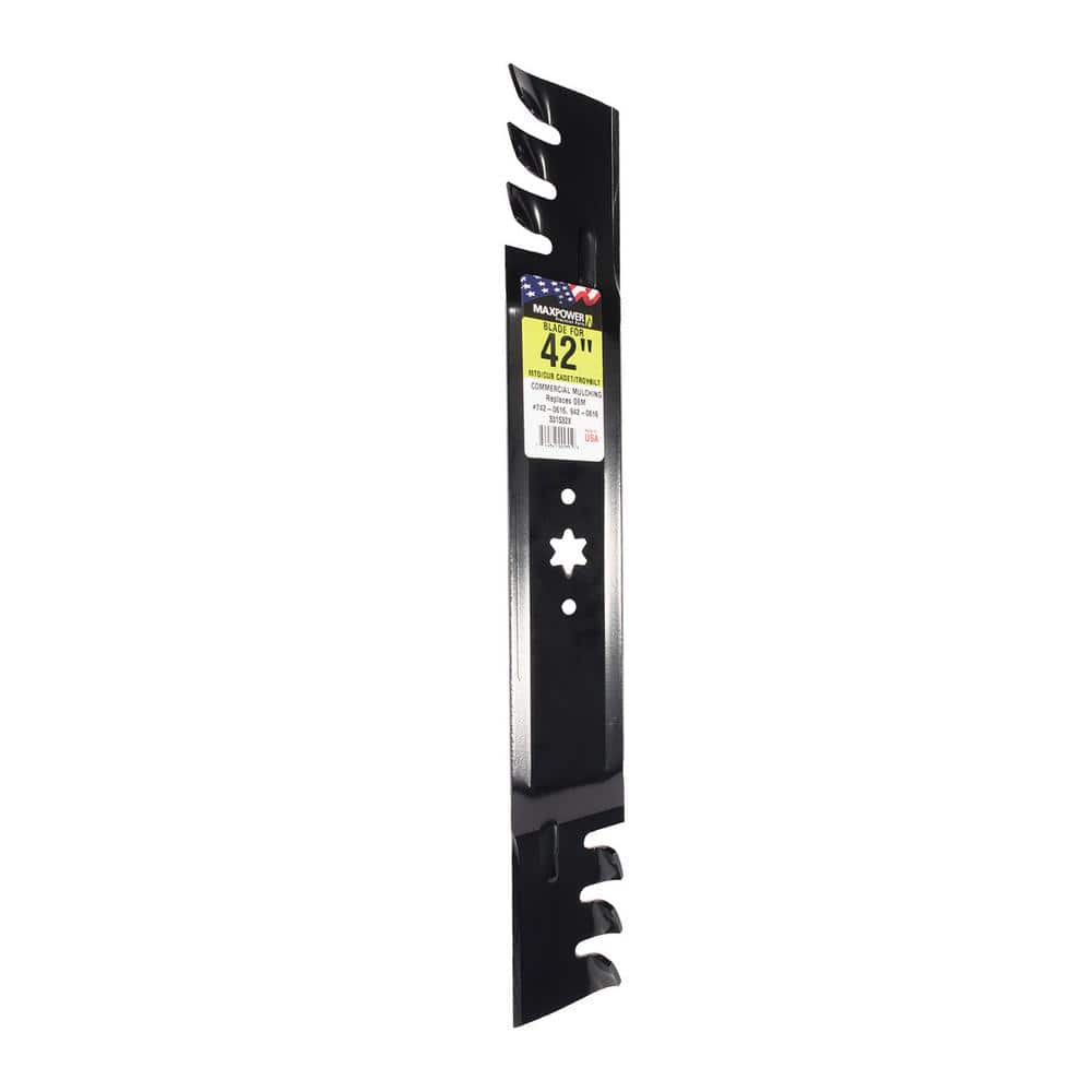 Commercial Mulching Blade for 42 in. Cut MTD, Cub Cadet, Troy-Bilt Mowers Replaces OEM #'s 742-04126, 942-0616 price history on PriceWatchPro