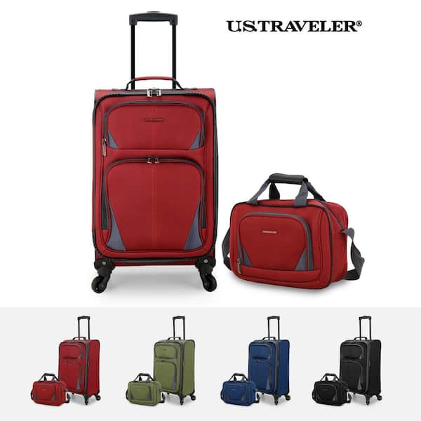Reviews for U.S. Traveler Forza Red Softside Rolling Suitcase Luggage Set (2-Piece) | Pg 1 - The Home Depot Reviews for U.S. Traveler Forza Red Softside Rolling Suitcase Luggage Set (2-Piece) | Pg 1 - The Home Depot