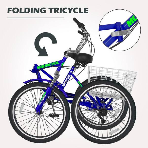 mooncool folding tricycle