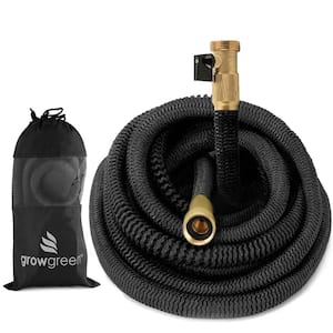 3/4 in. x 75 ft. Heavy Duty Expandable Garden Hose with Storage Sack