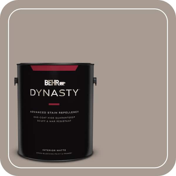 BEHR DYNASTY 1 gal. Home Decorators Collection #HDC-NT-18G Frosted Cocoa Matte Interior Stain-Blocking Paint & Primer
