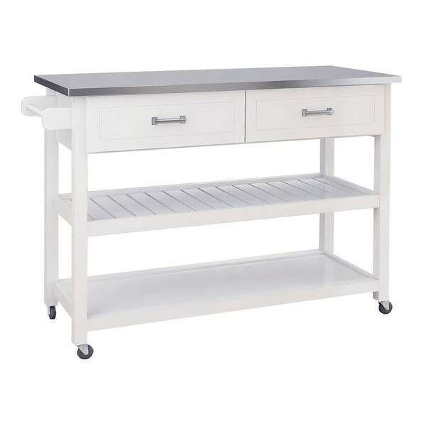 Kitchen Details 2-Piece Stainless Steel 1-Tier White Lunch Box 26320-WHITE  - The Home Depot