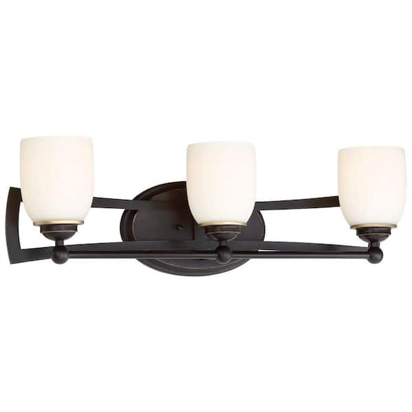 Minka Lavery Middletown 3 Light Downtown Bronze Bath Vanity