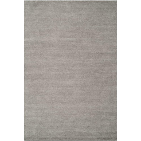 SAFAVIEH Himalaya Grey Doormat 3 ft. x 5 ft. Solid Area Rug