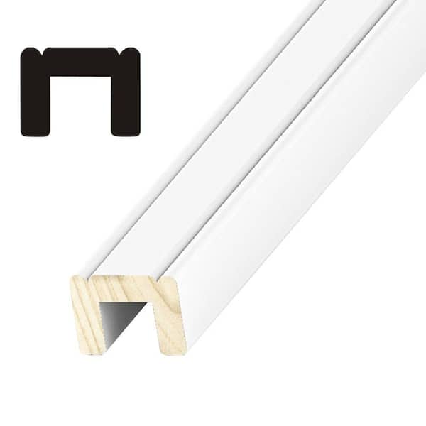 Kelleher 11/16 in. x 1-1/8 in. x 8 ft. Primed Pine #1 Wire Moulding