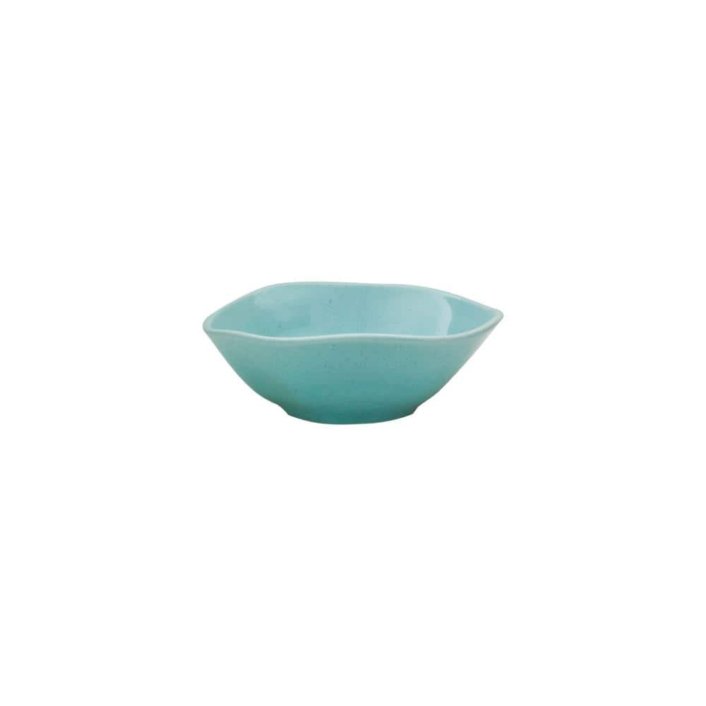 Manhattan Comfort RYO 20.29 oz. Light Blue Porcelain Soup Bowls (Set of 6)