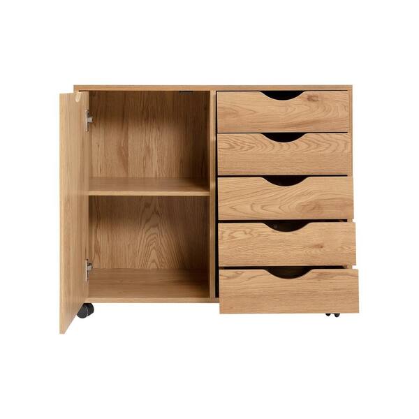 6 Drawer Wooden Dresser, Vertical Craft Storage Organizer Makeup Drawer  Cabinet for Home Office - On Sale - Bed Bath & Beyond - 34847095