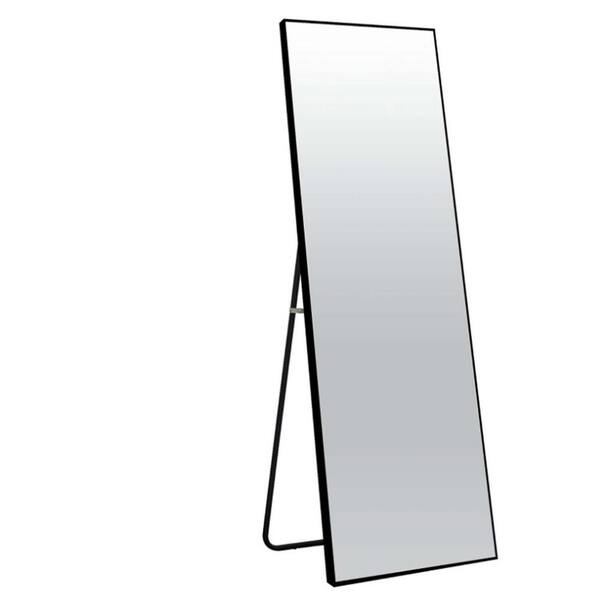17 in. W x 60 in. H Rectangle Wood frame full length Floor Mirror in