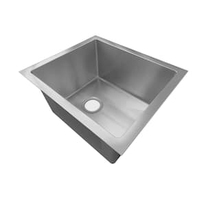 16 in. Undermount Single Bowl 18-Gauge 304 Stainless Steel Kitchen Sink