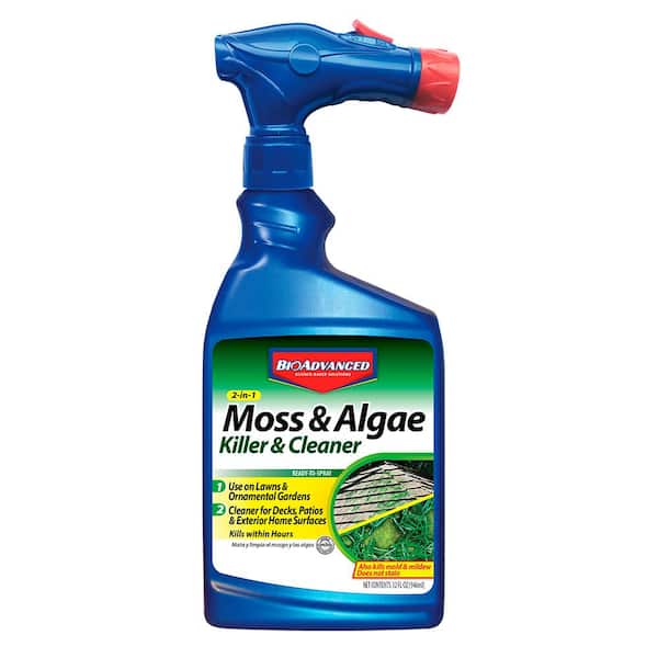 BIOADVANCED 32 oz. Ready-to-Spray 2-in-1 Moss and Algae Killer