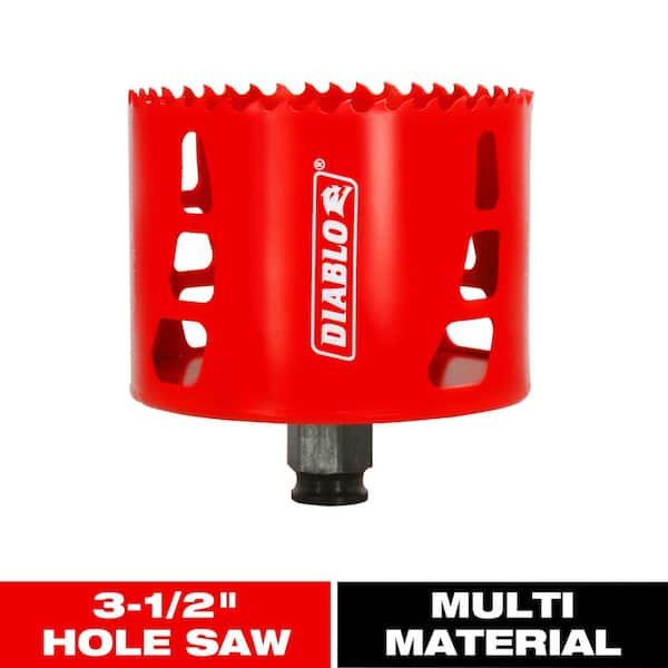 DIABLO 3-1/2 in. Bi-Metal Hole Saw with 2-3/8 in. Cutting Depth