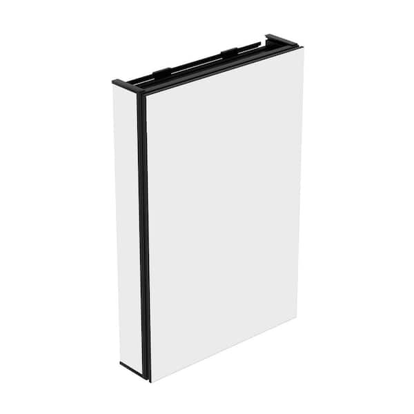 20 in. W x 30 in. H Rectangular Aluminium Alloy Medicine Cabinet with Mirror and 3 Colors Light