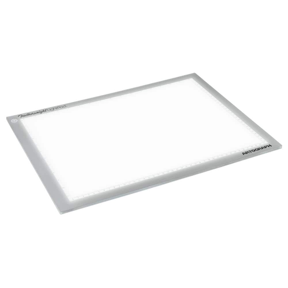 A4 Light pad Drawing Pad Box Table Board for Tracing Light Craft Box,Art  Tattoo Drawing kit Embroidery Supplies for Kids 9-12,Sketch a Light Pad for