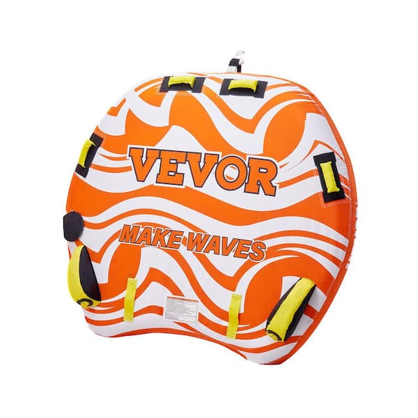 Towable Tubes for Boating, 1-2 Riders Inflatable Towable Tube for Boat to Pull, 340lbs. Capacity Boat Tubes and Towables