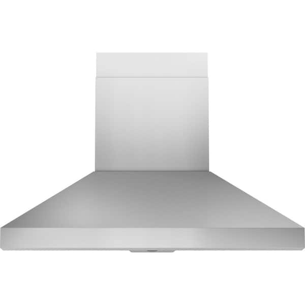 Titan 54 in. 650 CFM Ducted Island Mount Range Hood with TruHue in Stainless Steel