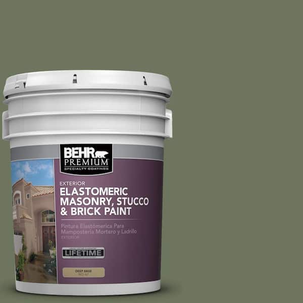 BEHR PREMIUM 5 gal. #MS-54 Frontier Trail Elastomeric Masonry, Stucco and Brick Exterior Paint