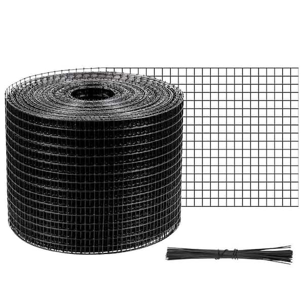 VEVOR Solar Panel Bird Wire 8 in. x 98 ft. Solar Panel Critter Guard Removable Garden Fence Guard Wire Roll Kit with Zip Ties