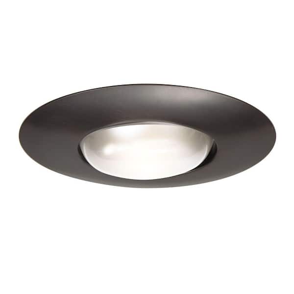 HALO 301 Series 6 in. Tuscan Bronze Recessed Ceiling Light Open Splay Trim