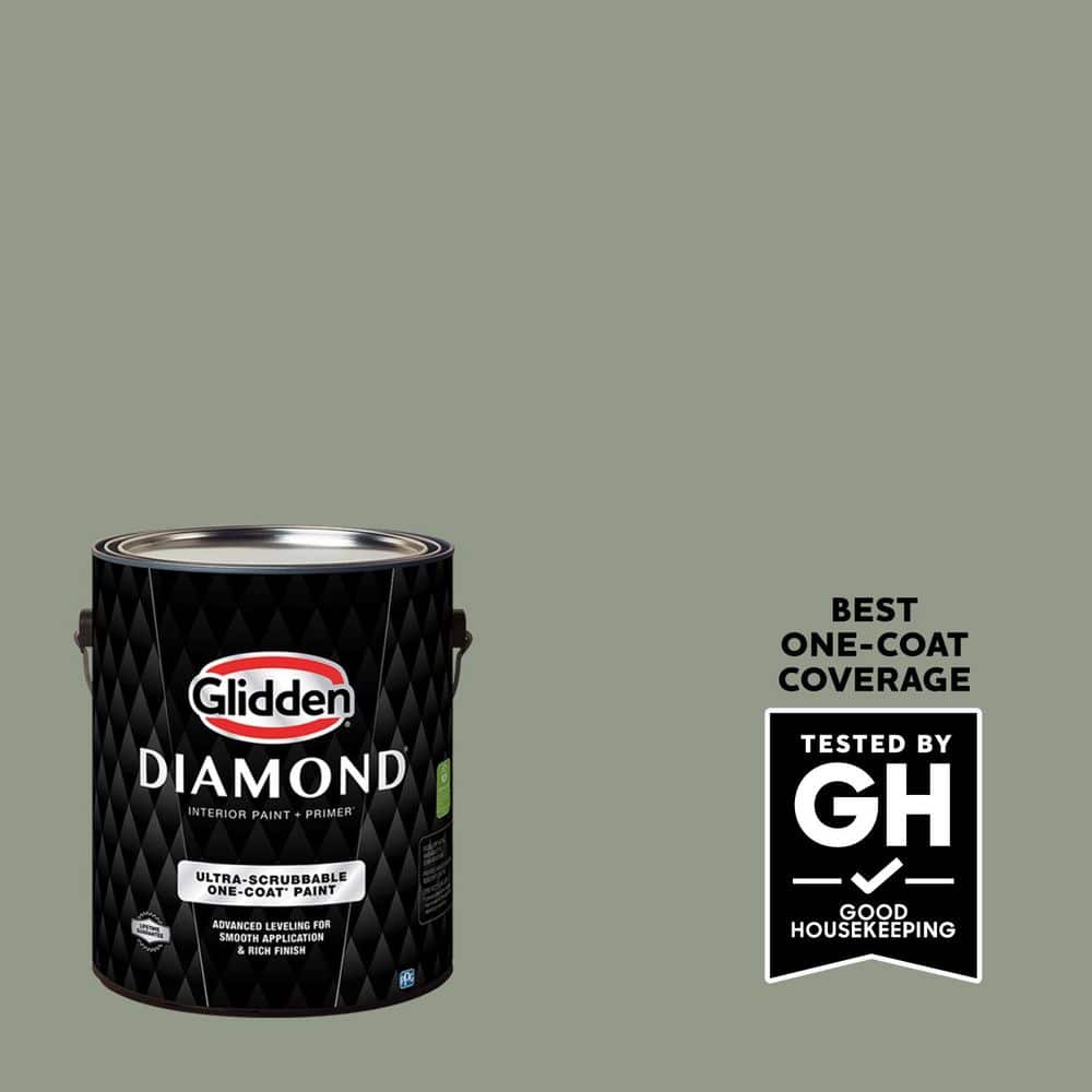 1 gal. PPG1128-5 Green Tea Leaf Ultra-Flat Interior Paint with Primer price history on PriceWatchPro