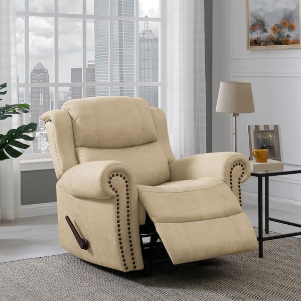 light tan recliner