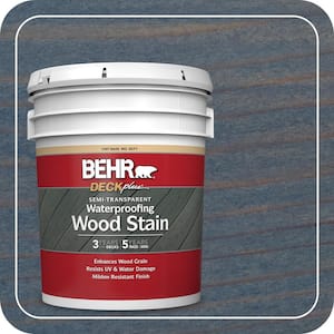 5 gal. #ST-107 Wedgewood Semi-Transparent Waterproofing Exterior Wood Stain
