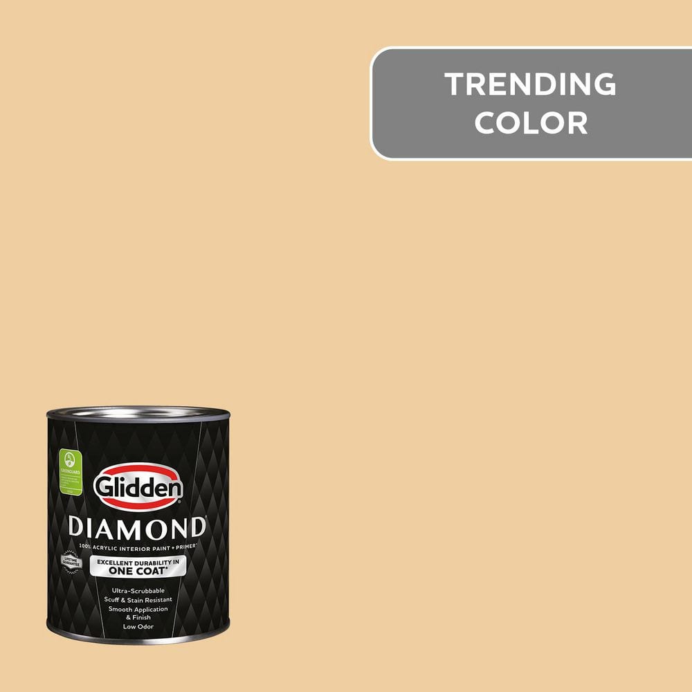 1 qt. Toffee Crunch Semi-Gloss Interior Paint with Primer price history on PriceWatchPro