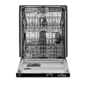 24 in. Built-In Tall Tub Dishwasher in Fingerprint Resistant Black Stainless with 3rd Rack