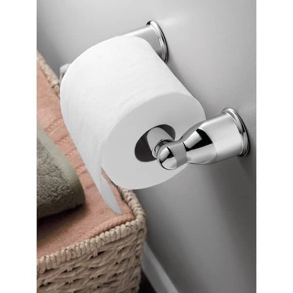 Mason 2 in. Towel Bar/Paper Holder Posts in Satin Nickel (Pair)