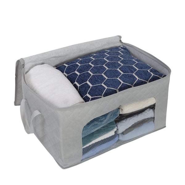 SimpleHouseware Clothes Storage Bags Organizer, Beige, (Set of 3) :  : Home