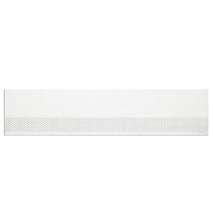 144 in. x 16 in. Rectangular White Paintable Composite Soffit Vent