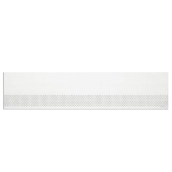 James Hardie 144 in. x 16 in. Rectangular White Paintable Composite
