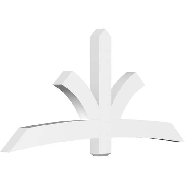 Ekena Millwork Davenport 84 in. W x 38.5 in. H x 4 in. D Signature Polyurethane Bracket