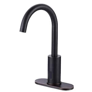 4 Centerset Touchless Single Hole Bathroom Faucet in Oil Rubbed Bronze