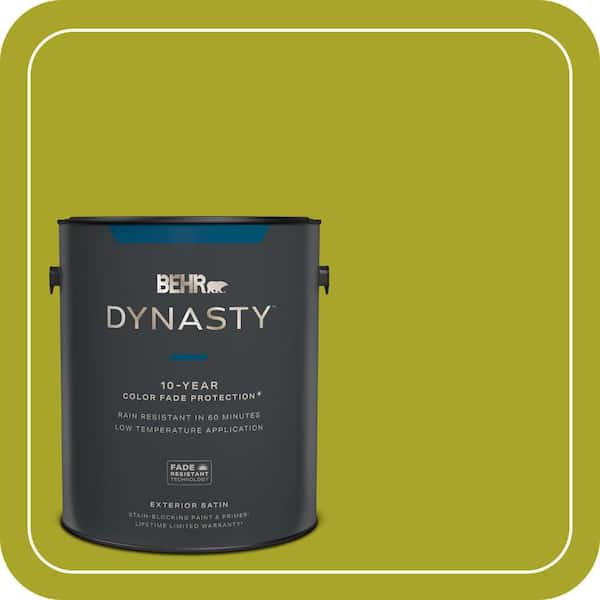 BEHR DYNASTY 1 gal. #P340-7 Venom Satin Enamel Exterior Stain-Blocking Paint & Primer