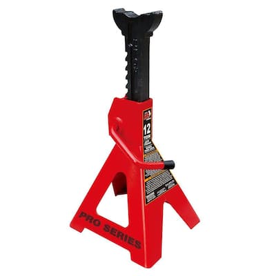 12-Ton Steel Jack Stands (2 Pack)