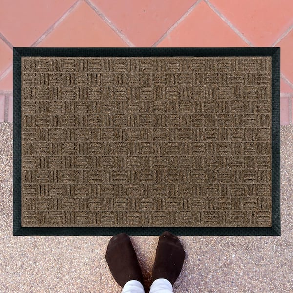 Doortex Ribmat Entrance Mat, Brown-48 in. x 72 in.