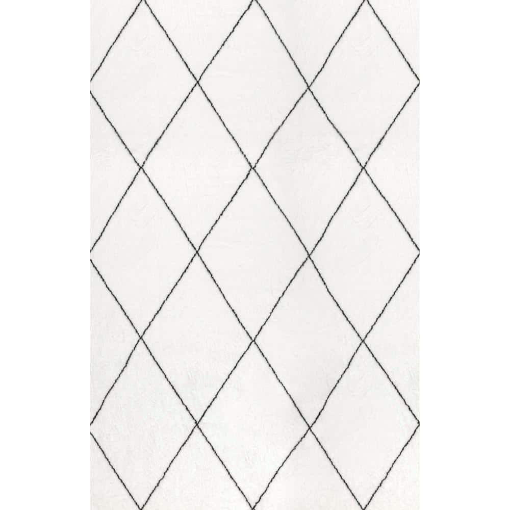 Addy Trellis Machine Washable Shag Ivory 5 ft. x 8 ft. Area Rug price history on PriceWatchPro
