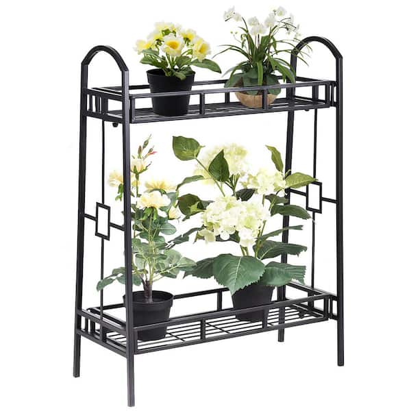 1PC Classic Plant Stands Outdoor Indoor Anti-Rust Metal Plant