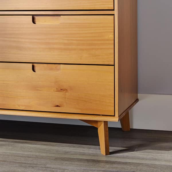 Reviews for Walker Edison Furniture Company Sloane Mid-Century Modern  Caramel 6-Drawer 52 in. Solid Wood Dresser | Pg 2 - The Home Depot