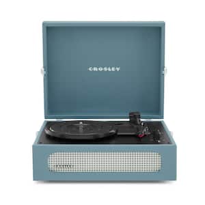 Crosley Voyager Washed Blue Platine Vinyle Avec Bluetooth