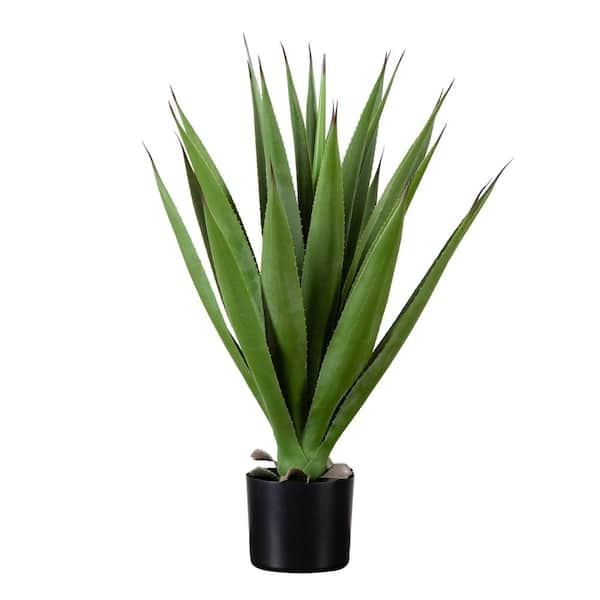28 in. Artificial Green Agave Plant