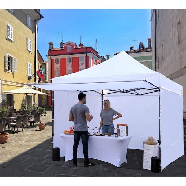 10x10 canopy shop with awning