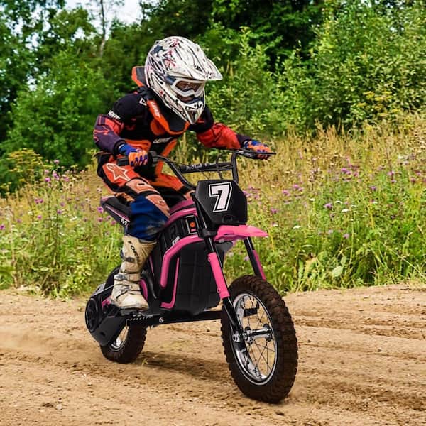 Garvee Kids Ride on Motorcycle, Lightweight Electric Dirt Bike for