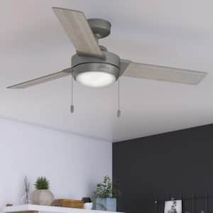 Mesquite 52 in. Indoor Matte Silver Ceiling Fan with Light Kit