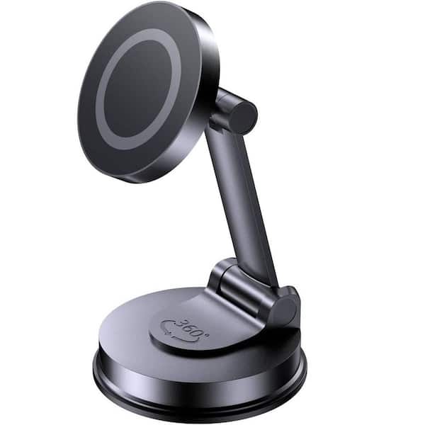 Phone Holder for Dashboard, 360° Rotatable Magnetic Phone Holder in Black