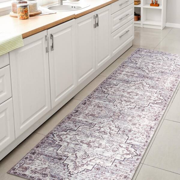 JONATHAN Y Didim Boho Gray Medallion Machine Washable Gray JONATHAN Y Didim Boho Gray Medallion Machine Washable Gray