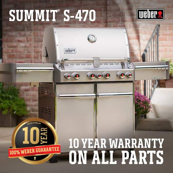 sagging tempereret vride Reviews for Weber Summit S-470 4-Burner Propane Gas Grill in Stainless  Steel with Built-In Thermometer and Rotisserie | Pg 3 - The Home Depot