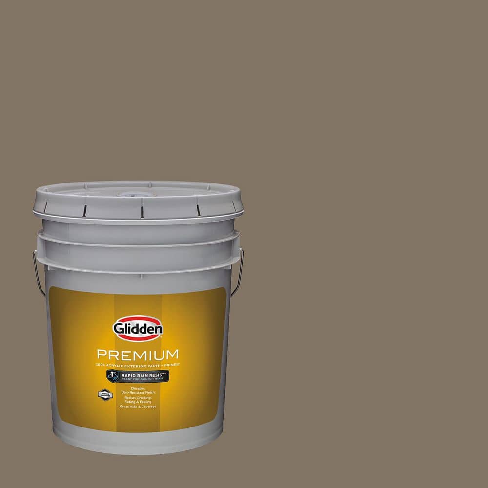 Glidden Premium 5-gal. PPG1023-6 Clam Shell Flat Exterior Latex